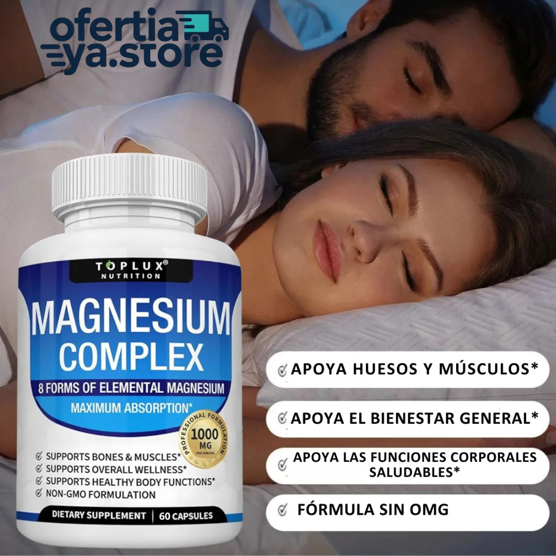 Magnesium Complex, el suplemento natural que equilibra tu cuerpo desde adentro 💪