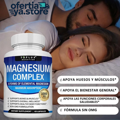 Magnesium Complex, el suplemento natural que equilibra tu cuerpo desde adentro 💪