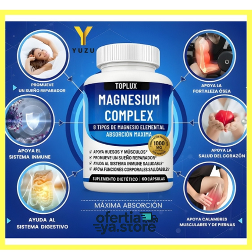 Magnesium Complex, el suplemento natural que equilibra tu cuerpo desde adentro 💪