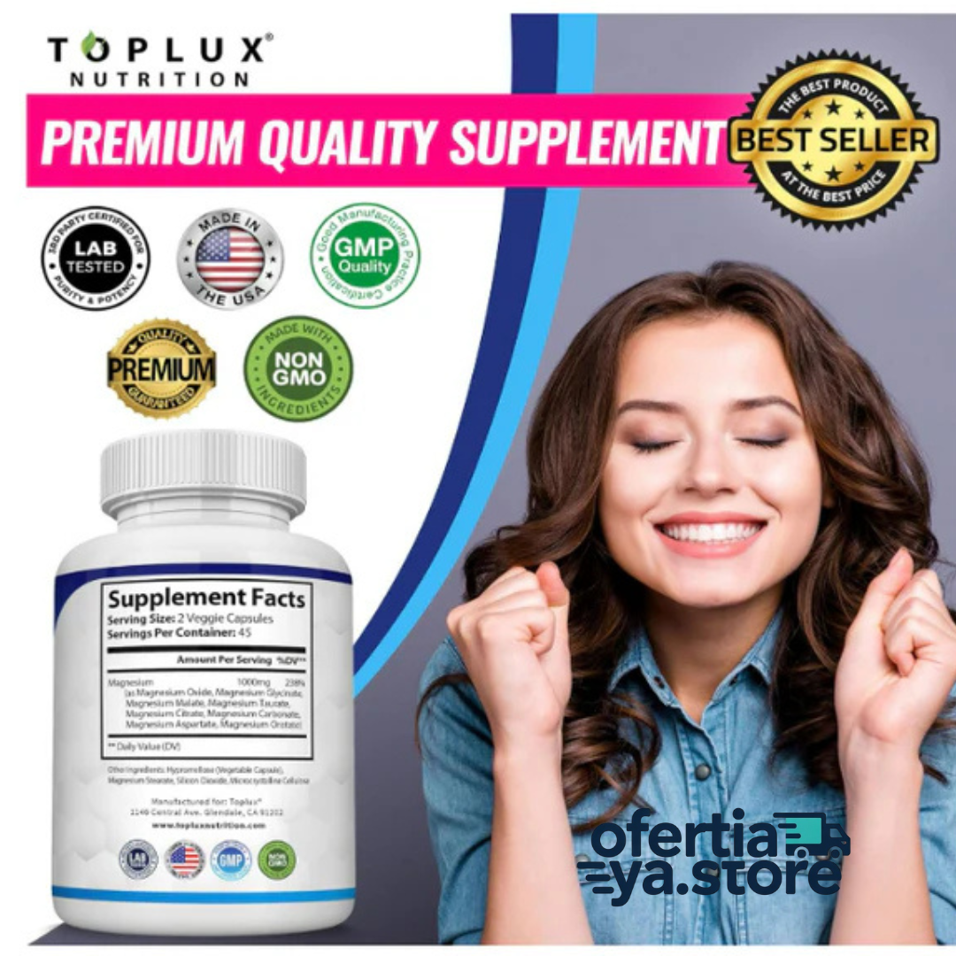 Magnesium Complex, el suplemento natural que equilibra tu cuerpo desde adentro 💪