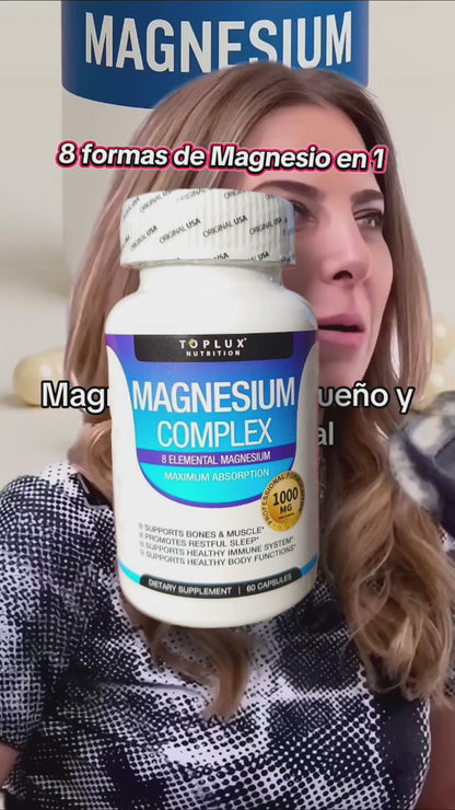Magnesium Complex, el suplemento natural que equilibra tu cuerpo desde adentro 💪